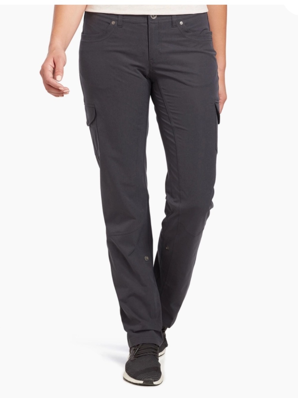 NWOT Kuhl Freeflex roll up cargo pants in Raven size 4 regular